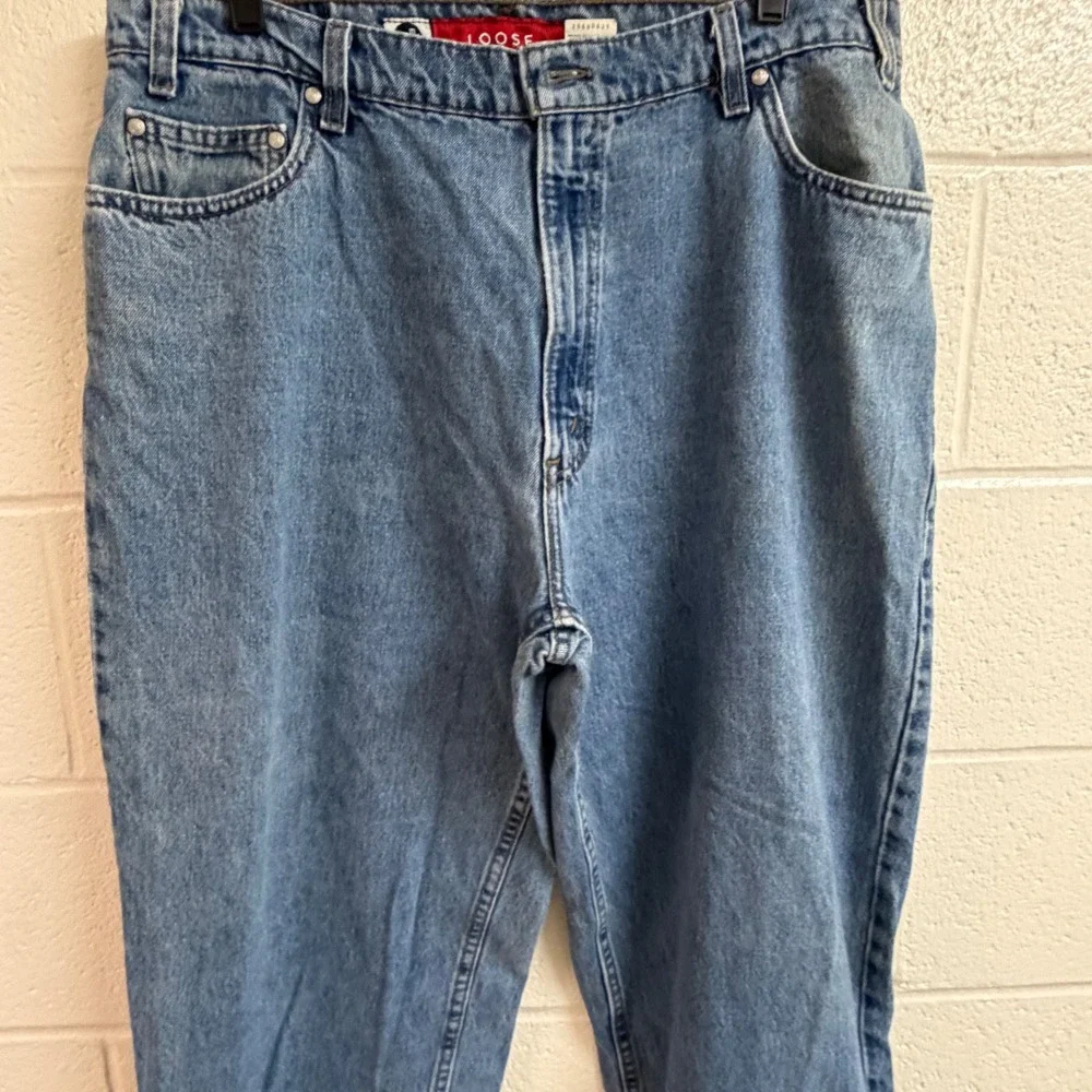 Levi's Mens SilverTab Loose Fit Jeans 37x30 Blue Denim Vintage 90s Baggy Skater